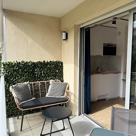 Riviera, Centre-ville Cannes, Terrasse, Clim 公寓 戛纳